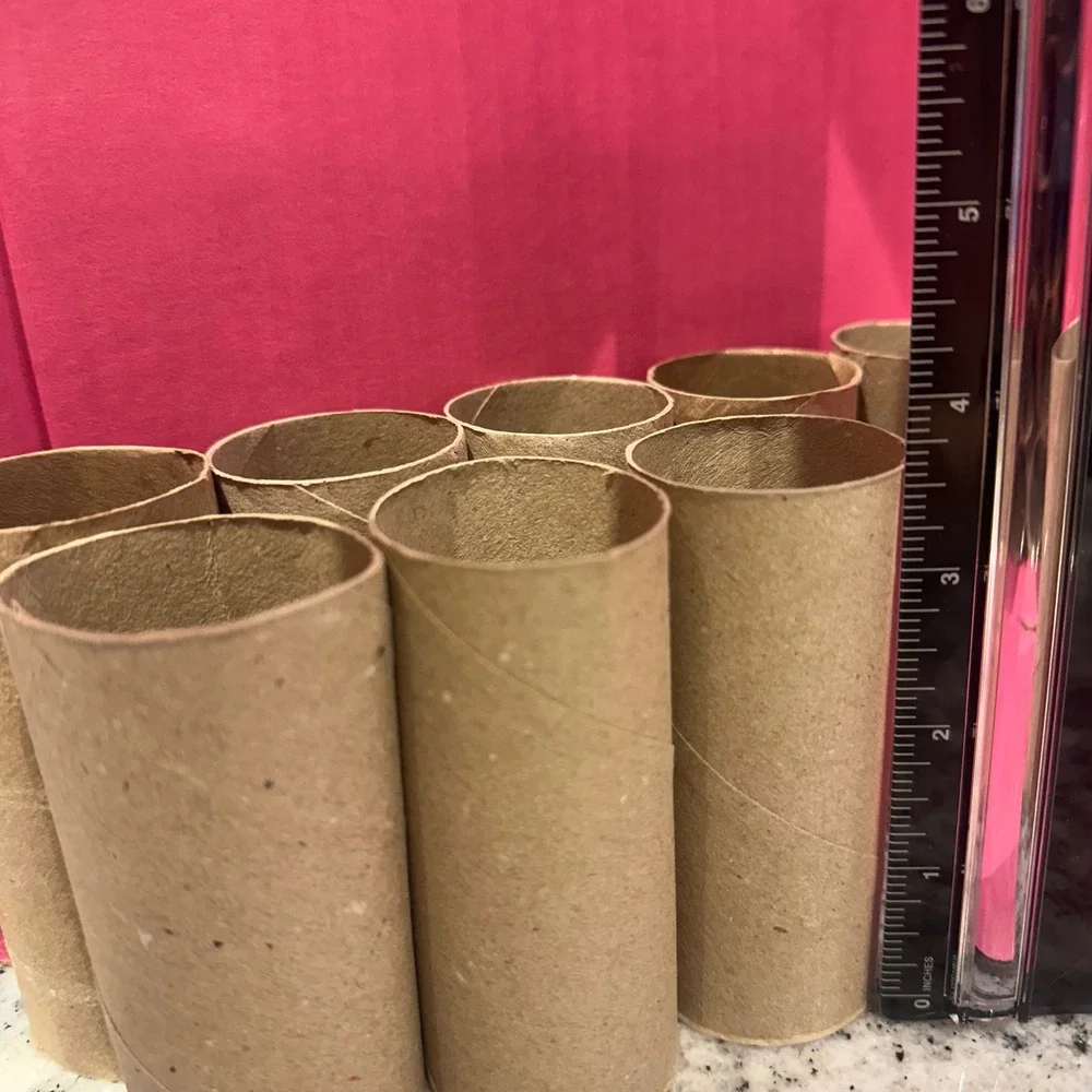 54 Cardboard Rolls Brown Crafting DIY School Projects STEM Curtain Spacers pack